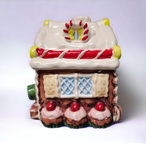 Gingerbread Ceramic Cookie Jar House - Picture 6 of 6